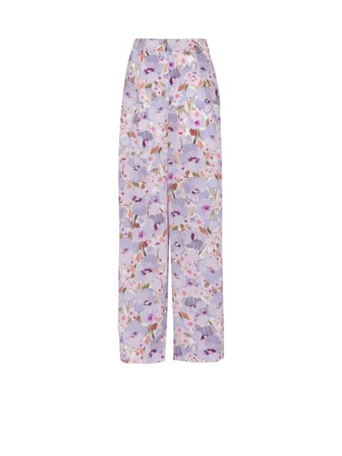 Printed Poppy Flower trousers
