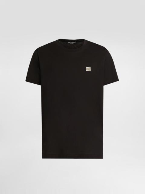 Cotton T-shirt with tag