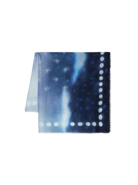 graphic print scarf