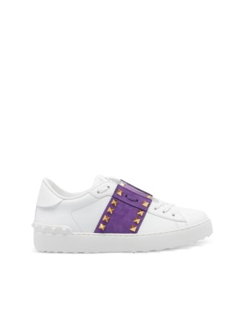 Rockstud Untitled suede-panel sneakers