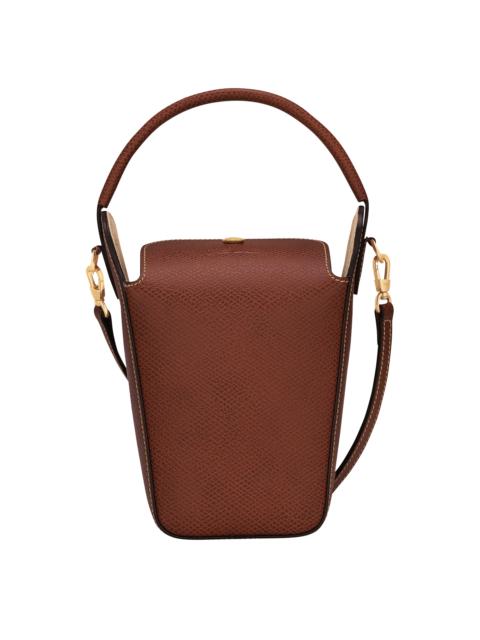 Épure Pop corn bag Brown - Leather