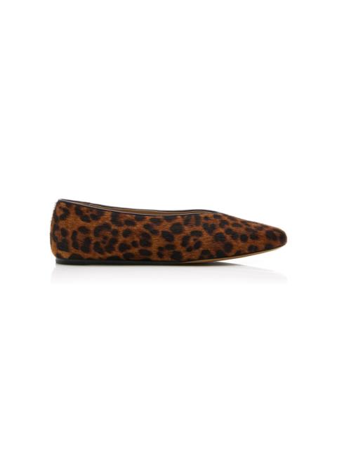 Regency Leopard Calf Hair Ballet Flats animal
