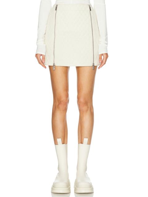 Quilted Mini Skirt