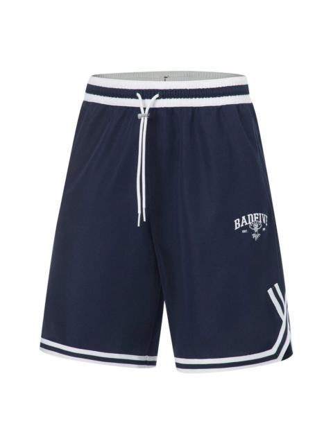 Li-Ning BadFive Basketball Competition Shorts 'Navy White' AAPT091-4
