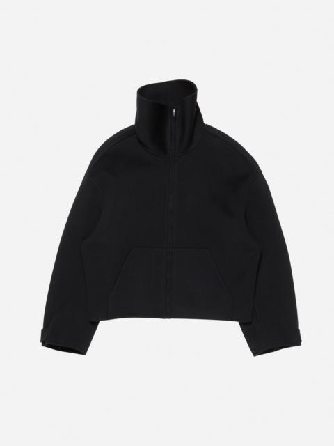 Wool zip jacket - Black