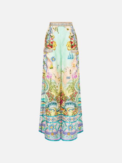 WIDE LEG TROUSER WITH FRONT POCKETS