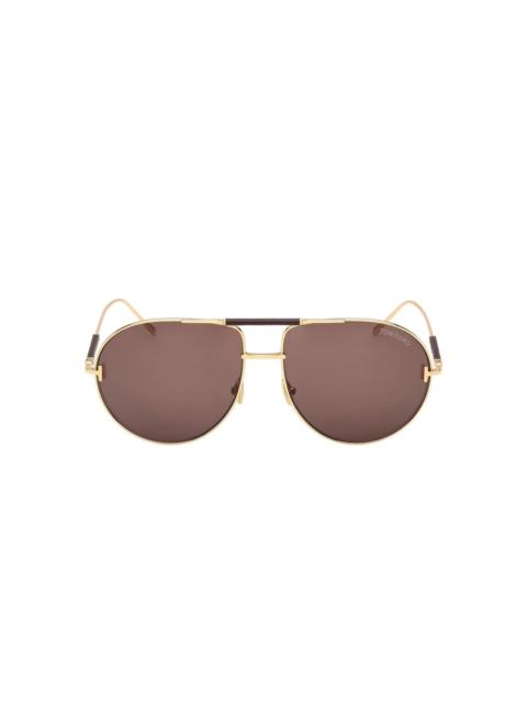 pilot-frame sunglasses