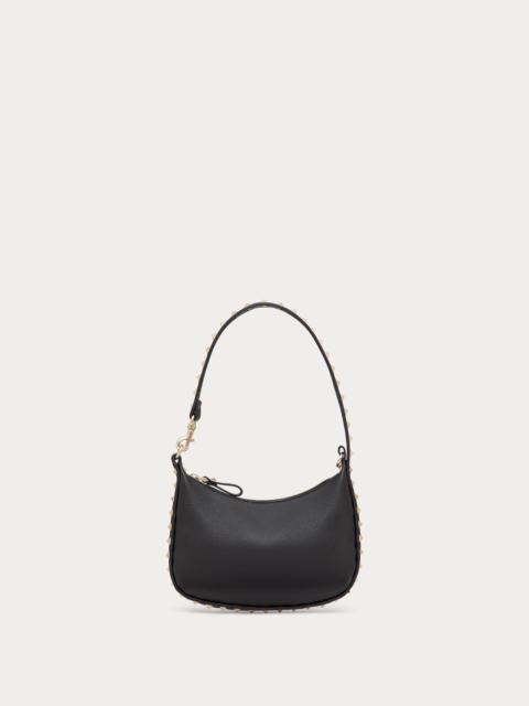 MINI ROCKSTUD HOBO BAG IN GRAINY CALFSKIN