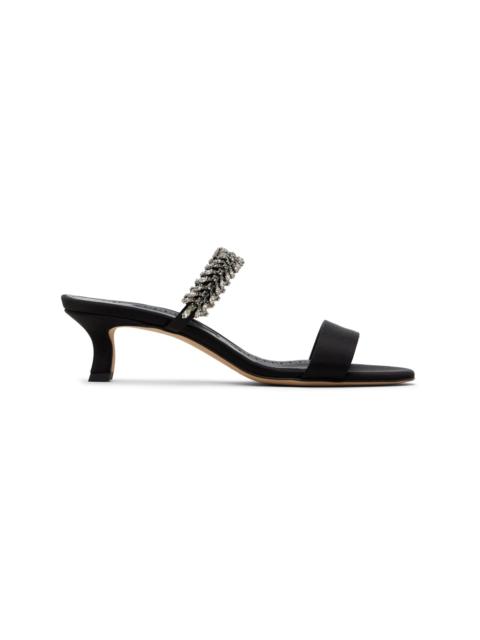 Black Kifasan Heeled Sandals