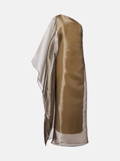 Betsy one-shoulder fil coupé maxi dress