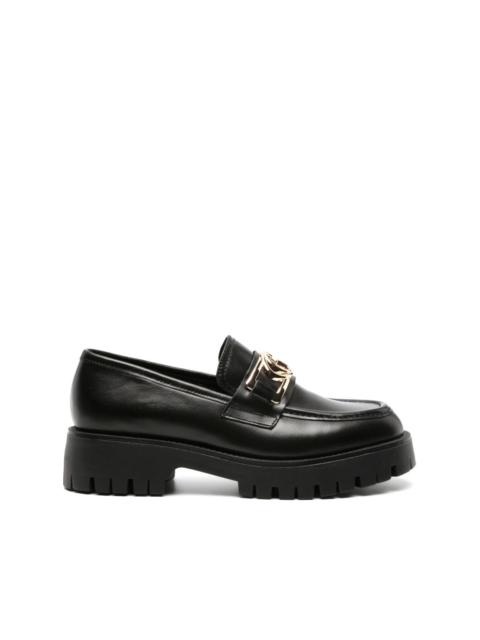Ilary logo-plaque loafers