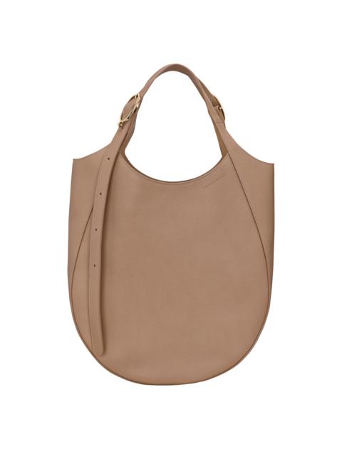 Le Foulonné XL Tote bag Biscuit - Leather