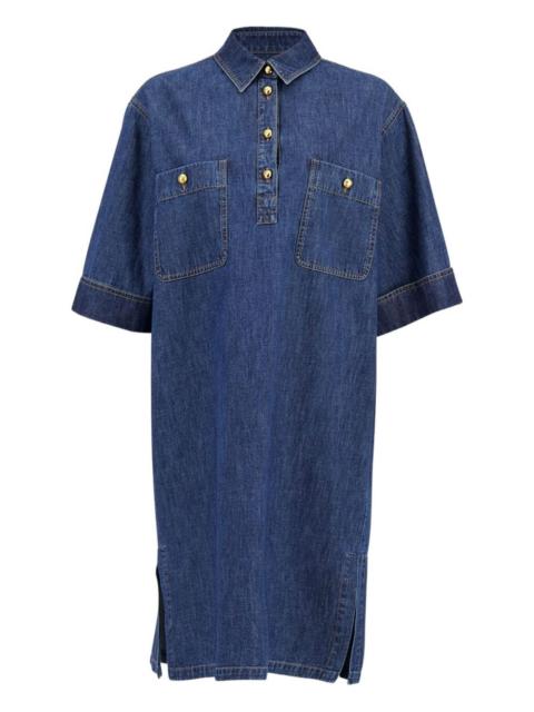 pocket-detail shirt dress