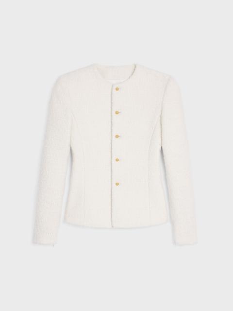 jacket IN cashmere and wool natté
