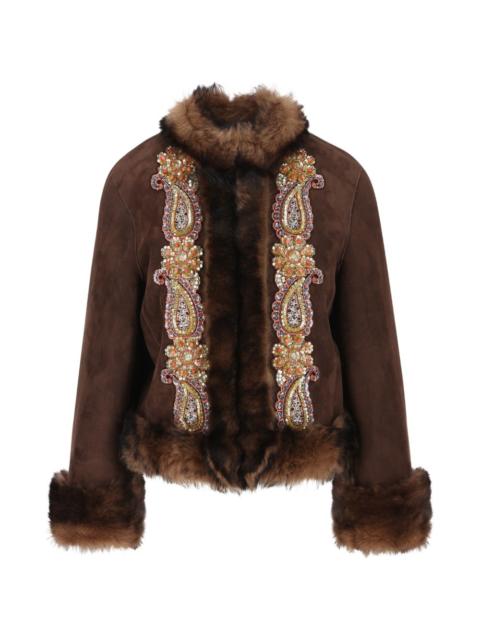 fur-trim jacket
