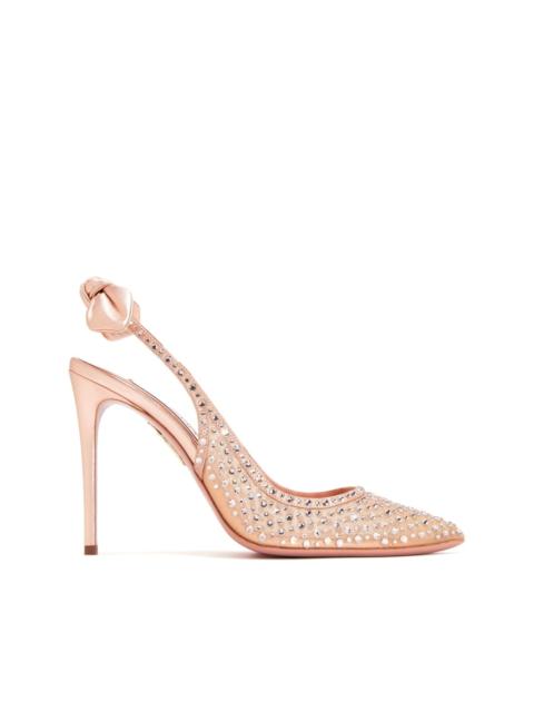 85mm crystal-embellished pumps