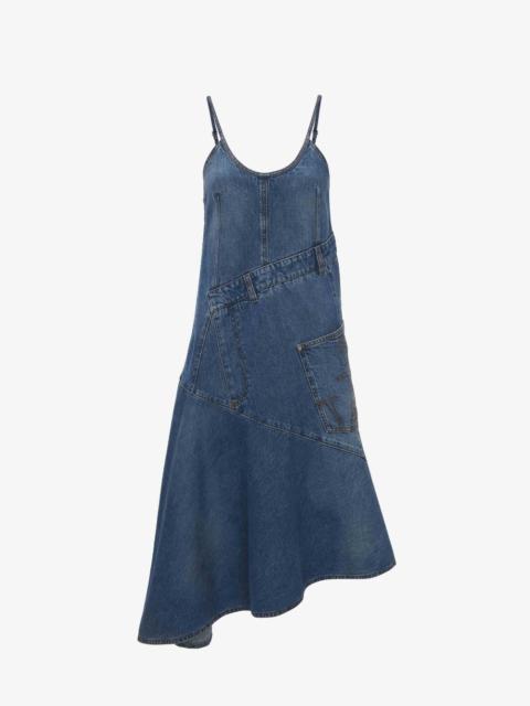 TWISTED DENIM DRESS