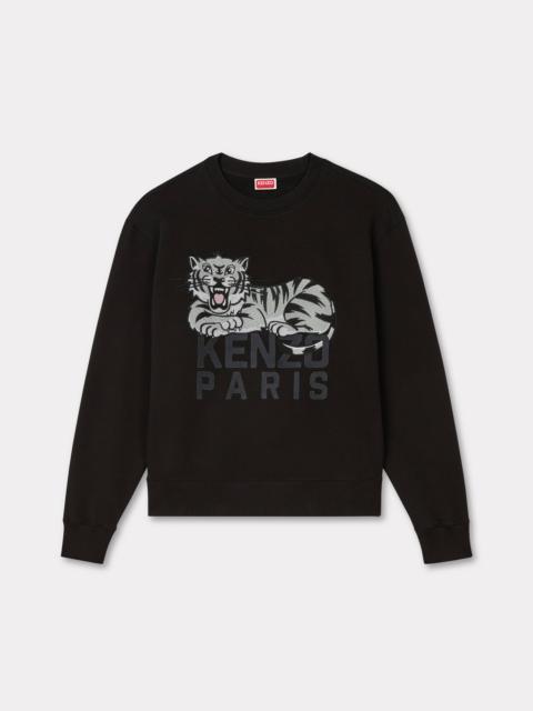 'KENZO Happy Tiger' embroidered sweatshirt in cotton