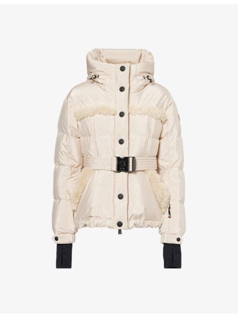 Mondim Metallic Shearling Down Ski Jacket