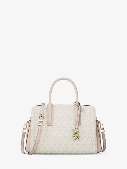 Laila Small Signature Logo Satchel