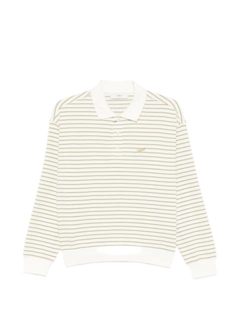 striped polo shirt