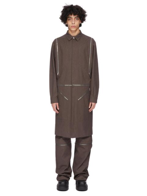 Brown Concordians Heizer Long Coat