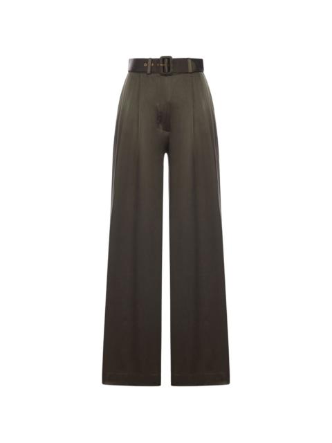 belted trousers