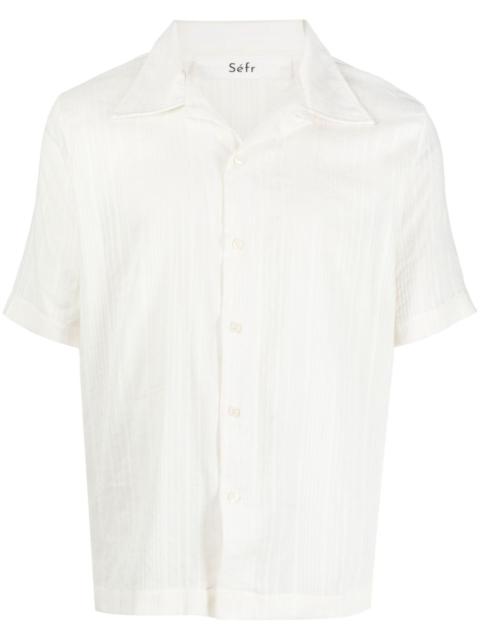 pintuck cotton shirt