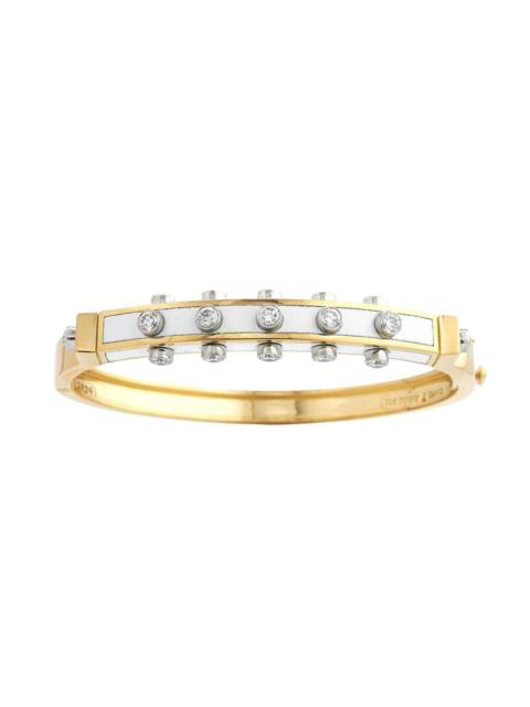 Diamond White Studlette Bangle Bracelet
