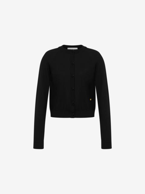 GOLDEN M WOOL AND SILK CARDIGAN