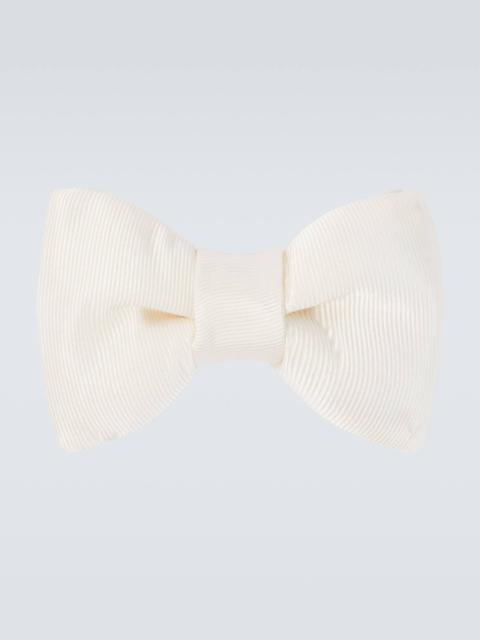 Silk grosgrain bow tie