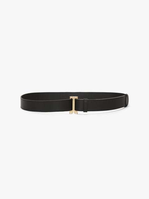 Dorian Tuxedo Belt In Black Soft Leather