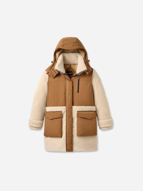® Women's Kaysin Down Parka Jacket Polyester in Chestnut
