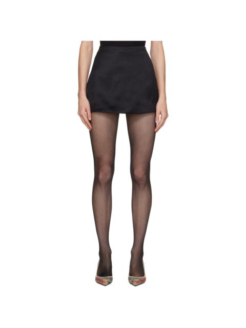 Black Teaser Miniskirt