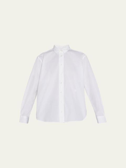 Organic Cotton Button-Front Shirt