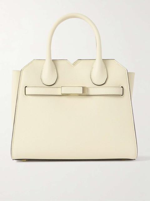 Milano mini textured-leather tote