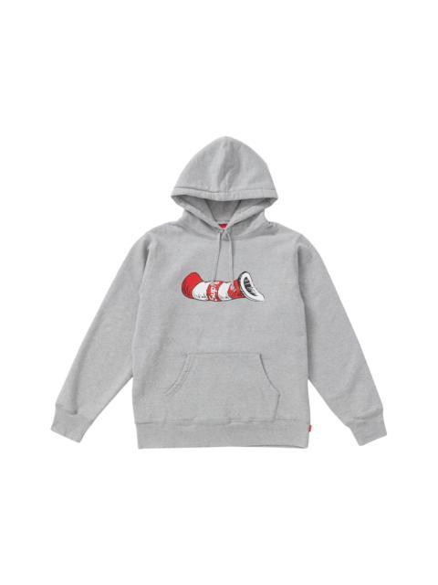 Supreme Cat in the Hat Hooded Sweatshirt Heather Grey