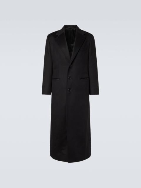Wool and cashmere overcoat