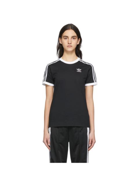 Black Adicolor 3 Stripes T-Shirt