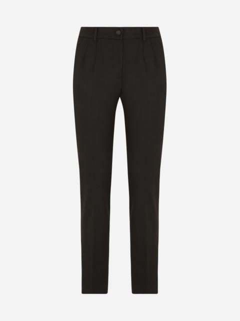 Stretch wool pants