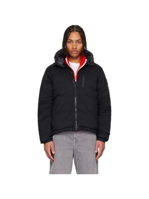 Black 'Black Label' Lodge Hooded Down Jacket