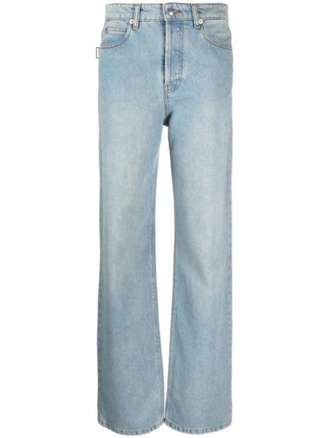 straight-leg jeans