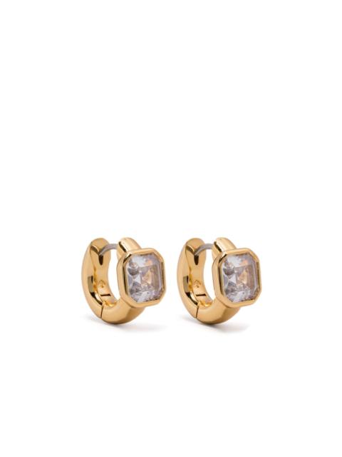 Keep Sparkling Asscher huggies