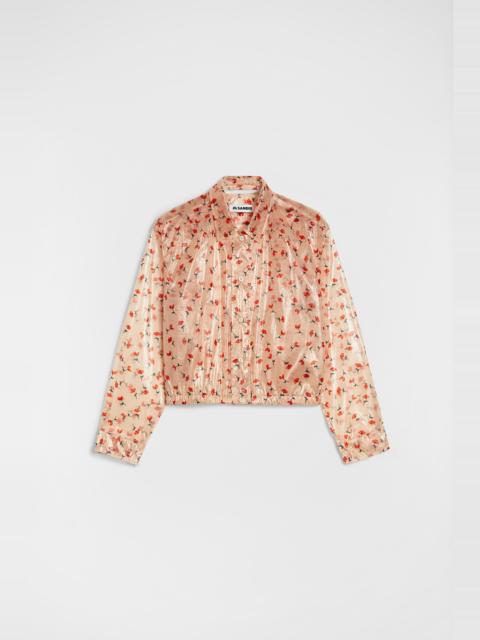 Technical Organdy Printed Blouson
