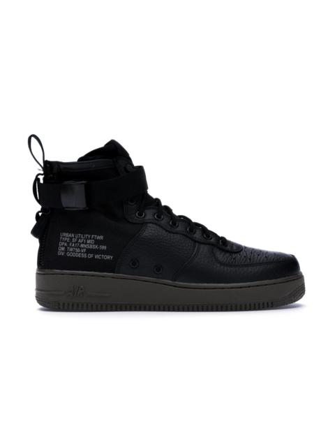 Nike SF Air Force 1 Mid Black Dark Hazel