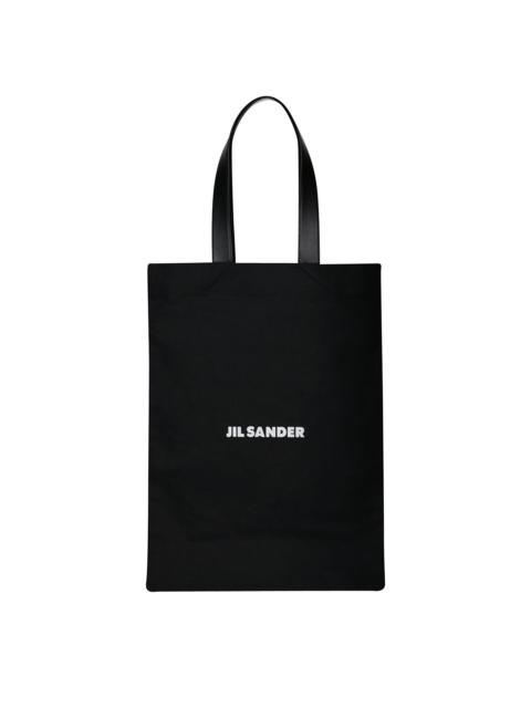 Jil Sander Black Cotton Book Tote, Never Carried (Authentic Pre-Loved)