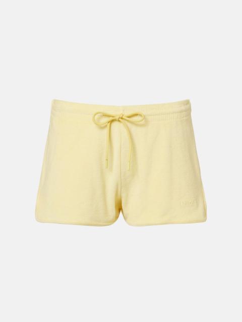 Logo cotton terry shorts