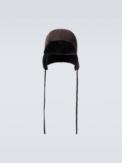 Shearling hat