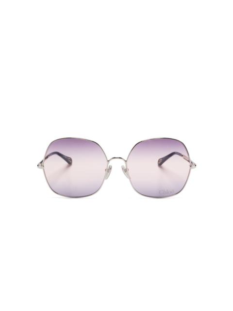 oversize-frame sunglasses