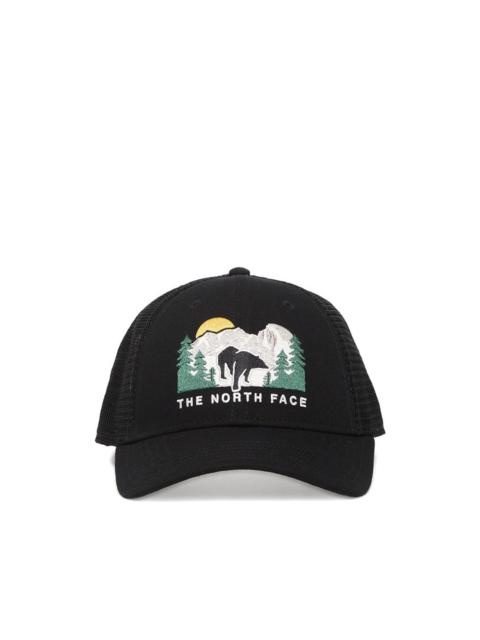 embroidered trucker cap